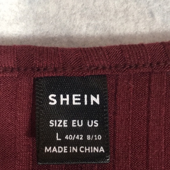 SHEIN Comfy Cozy Relaxed Fit Rib Knit Stretch 2-Piece Top & Leggings - Picture 10 of 12